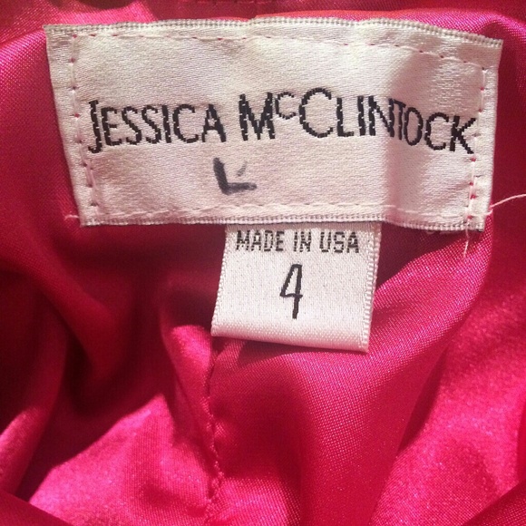 Jessica McClintock Pink Homecoming Dress 4 - Picture 2 of 3